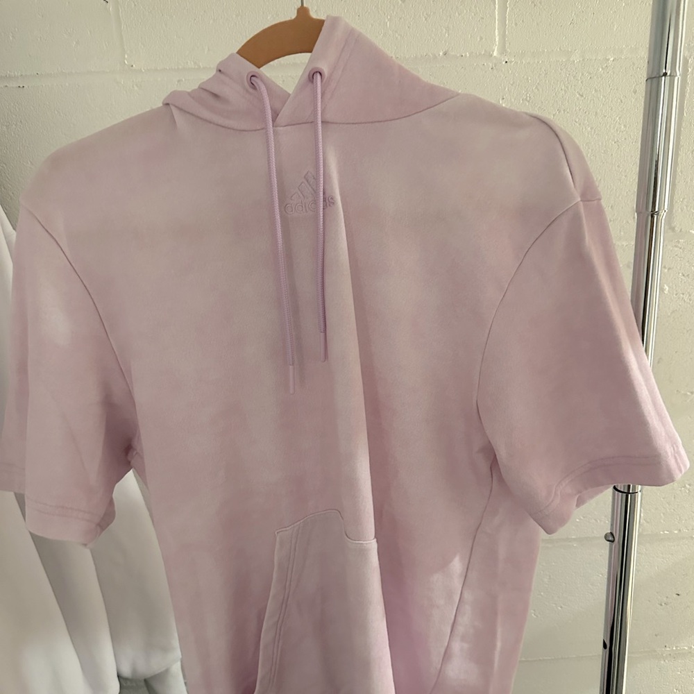 Adidas Soft Pink Pullover Hoodie